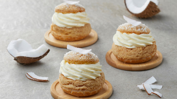 Choux noix de coco - Recettes artisan