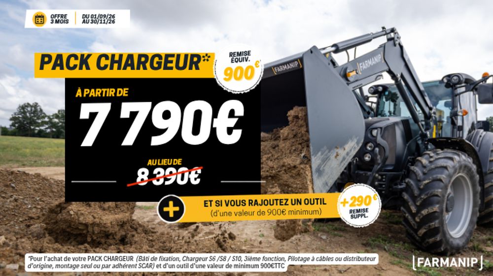 FARMANIP propose des chargeurs frontaux robustes, simples à configurer et accessibles, compatibles avec de nombreux tracteurs.