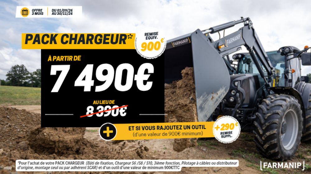 FARMANIP propose des chargeurs frontaux robustes, simples à configurer et accessibles, compatibles avec de nombreux tracteurs.