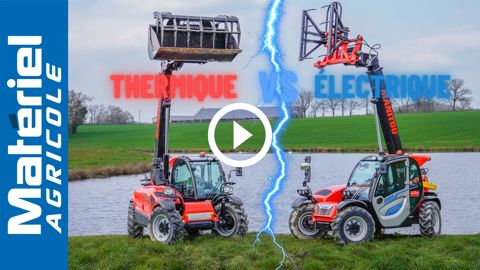 Électrique contre thermique : nous avons comparé deux Manitou MLT 625