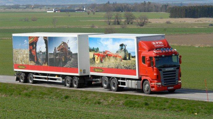 Transport de pièces détachées Väderstad