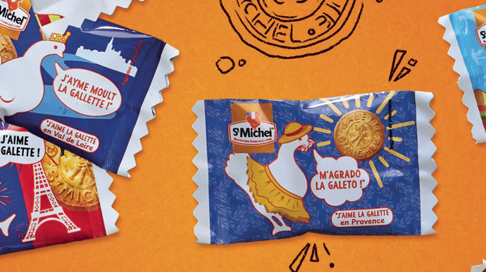 St Michel Professionnel : douze nouvelles Petites Galettes bord de tasse spécial régions - Entreprises