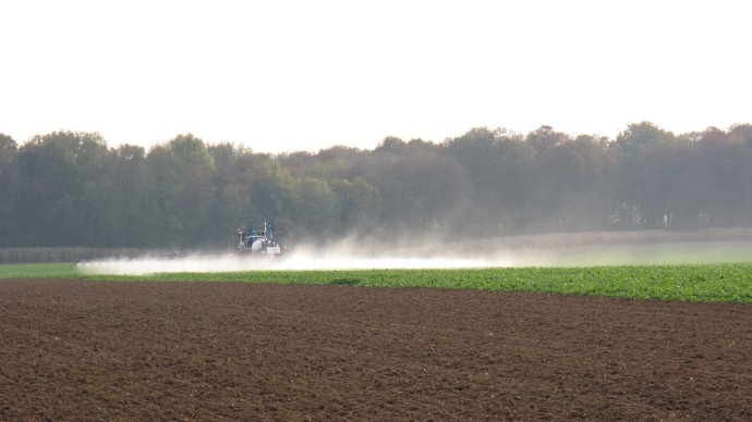 Dérive lors d'un traitement phytosanitaire