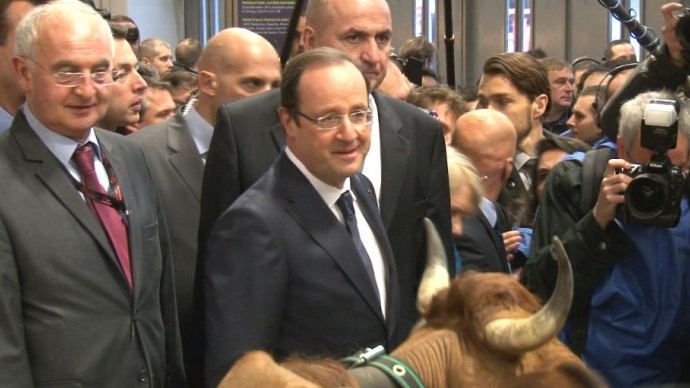 François Hollande au Sia 2013 en février dernier