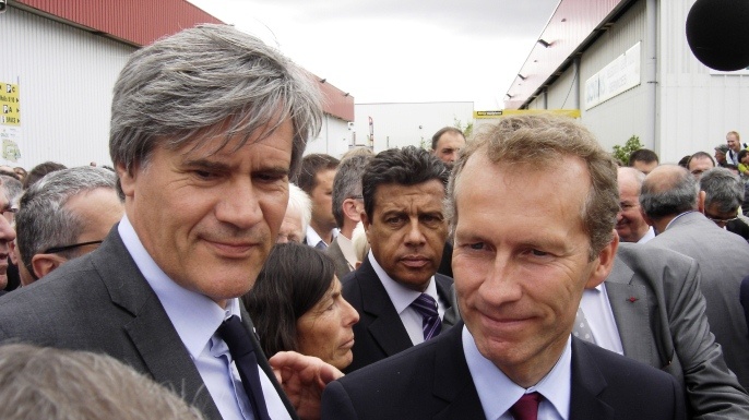 Stéphane Le Foll et Guillaume Garot au Space en 2012. Cette année, leur arrivée est annoncée à 14h ce jeudi 12 septembre à Rennes.