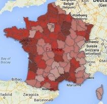 Carte des vols dans les exploitations agricoles