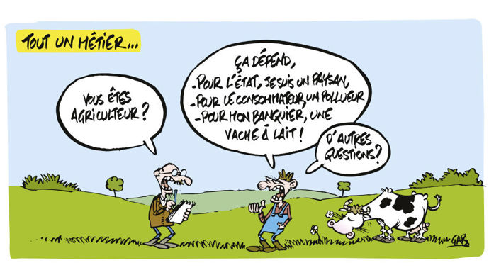 Sur le métier d'agriculteur