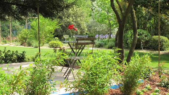 10. Côté végétaux, les bambous rappellent la proximité avec la Bambouseraie de Prafrance.