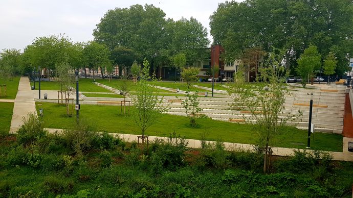 Berges Ramier à Toulouse, Victoire du Paysage 2020. Un chantier réalisé par l'entreprise.