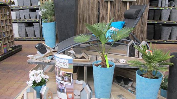 ©Odile Maillard Jardinerie Intratuin Zevenhuizen (Pays-Bas) : la plage, version tendance 2013. 