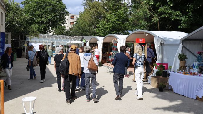 Plusieurs espaces sont réservés aux exposants.