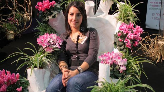 04. Fauteuil végétalisé Cocoon Chair d'Eva Lebreton et Charlotte Fillon.