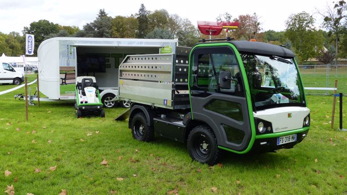 Le véhicule électrique Etesia ETLander a obtenu le prix de l'innovation dans la catégorie 