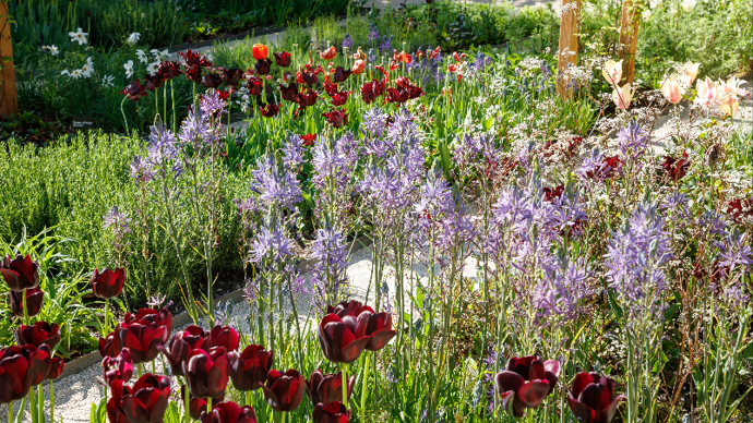 …et « Le Jardin Patchwork » des Néerlandaises Annelies Dijkman et Lau Heemskerk.