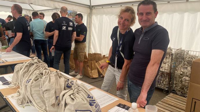 Une soixantaine de bénévoles d'Alliance BFC, principalement de Dijon céréales vu sa proximité géographique, et une trentaine du Sco de Dijon ont participé au bon déroulement du Wacc le jour J.