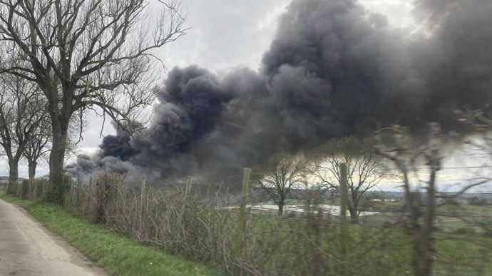  - Les pompiers sont arrivés à 18h05 sur le lieu de l'incendie ce dimanche 23 avril 2023.