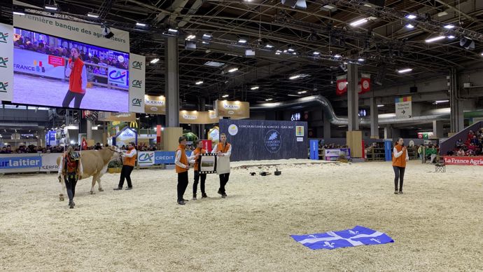  - Les six élèves redoublent d'efforts pour assurer le spectacle jusqu'au bout.