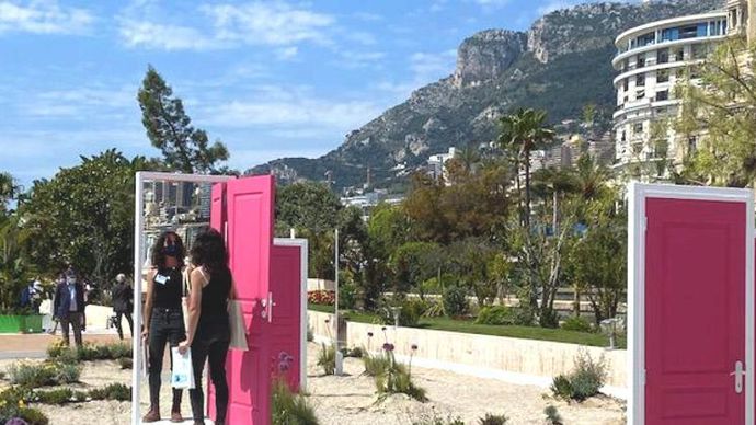 Festival des jardins : participation du jury pro. Ici le jardin « D’un rêve à l’autre », de Wu Wai Chung Maggie, à Monaco. ©Claire Monot