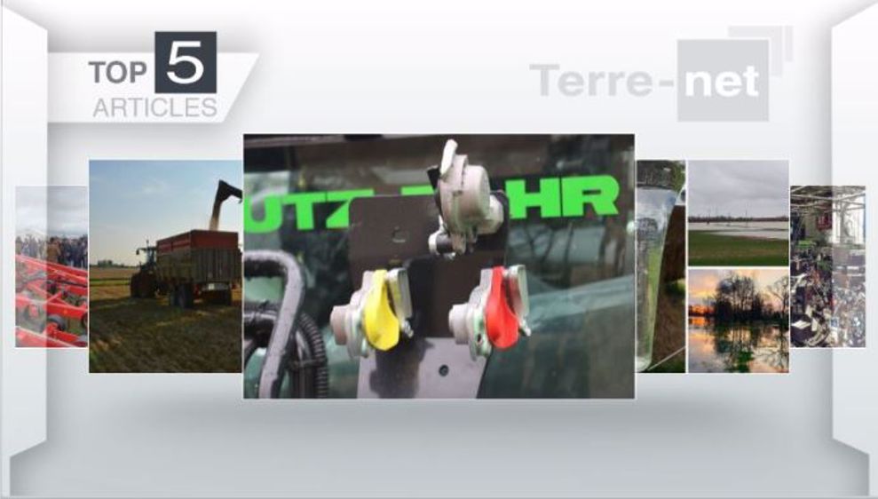 Les articles les plus lus sur Terre-net cette semaine.