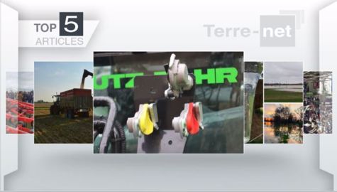 Les articles les plus lus sur Terre-net cette semaine.