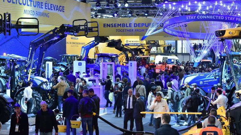Le stand New Holland sur le Sima 2019.